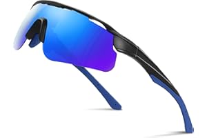 suoso Polarized Sports Sunglasses for Men:Polarized Glasses Men Women Youth Cycling Running