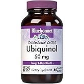 Bluebonnet Nutrition Cellular Active CoQ10 Ubiquinol 50 mg Vegetarian Softgels, Heart Health & Cellular Health, Ubiquinol from Kaneka, Non GMO, Gluten Free, Soy Free, Milk Free, 60 Vegetarian Softgels