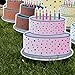 VictoryStore Yard Sign Outdoor Lawn Decorations: Birthday Yard Cards - Happy Birthday Greetings w/Birthday Cakes Yard Decoration Includes Stakes