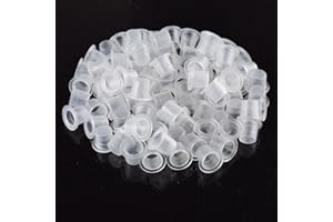 Autdor Tattoo Ink Caps Small - Autdor 1000PCS Disposable Tattoo Ink Cups Pigment Ink Caps Microblading Ink Cups for Tattooing Small Tattoo Supplies (9mm)