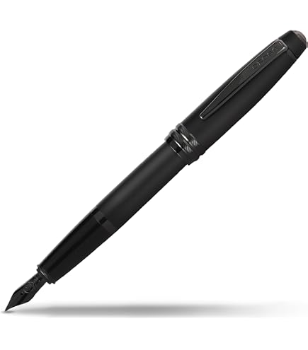 Amazon.com : Cross Century II Black PVD Micro-knurl Medium Nib