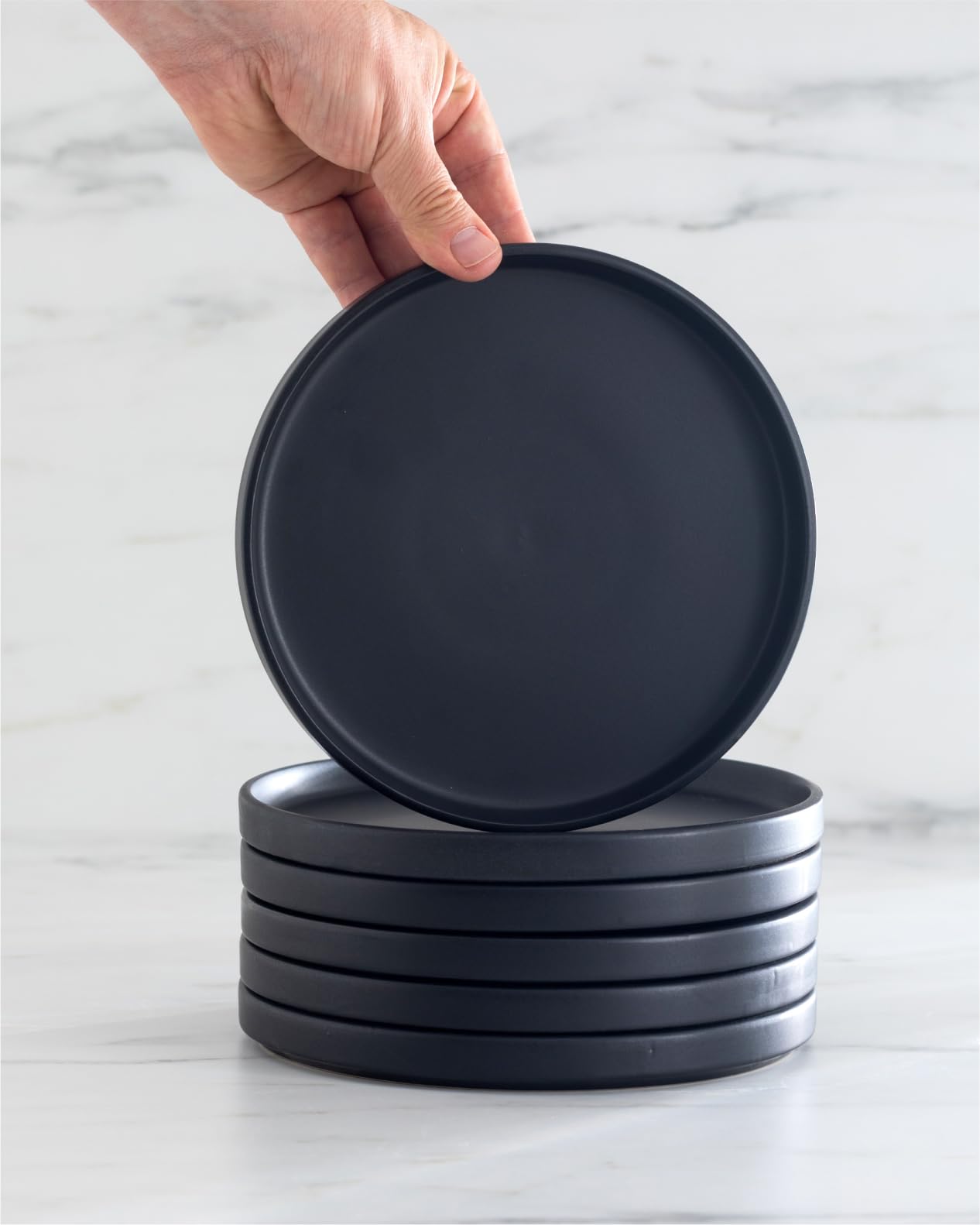Matte Black Dinnerware Set - Ultra Chic Black Stoneware Dinnerware Sets ...