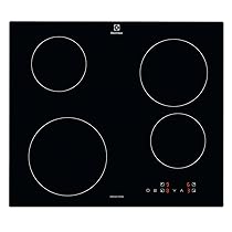 Electrolux Serie 300 Piano Cottura a Induzione da Incasso EIB60424CK, 4 Fuochi Rapidi, Comandi SliderTouch, Sicuro e Facile da Pulire, 60 cm, 590×520 mm, Nero, Design Moderno