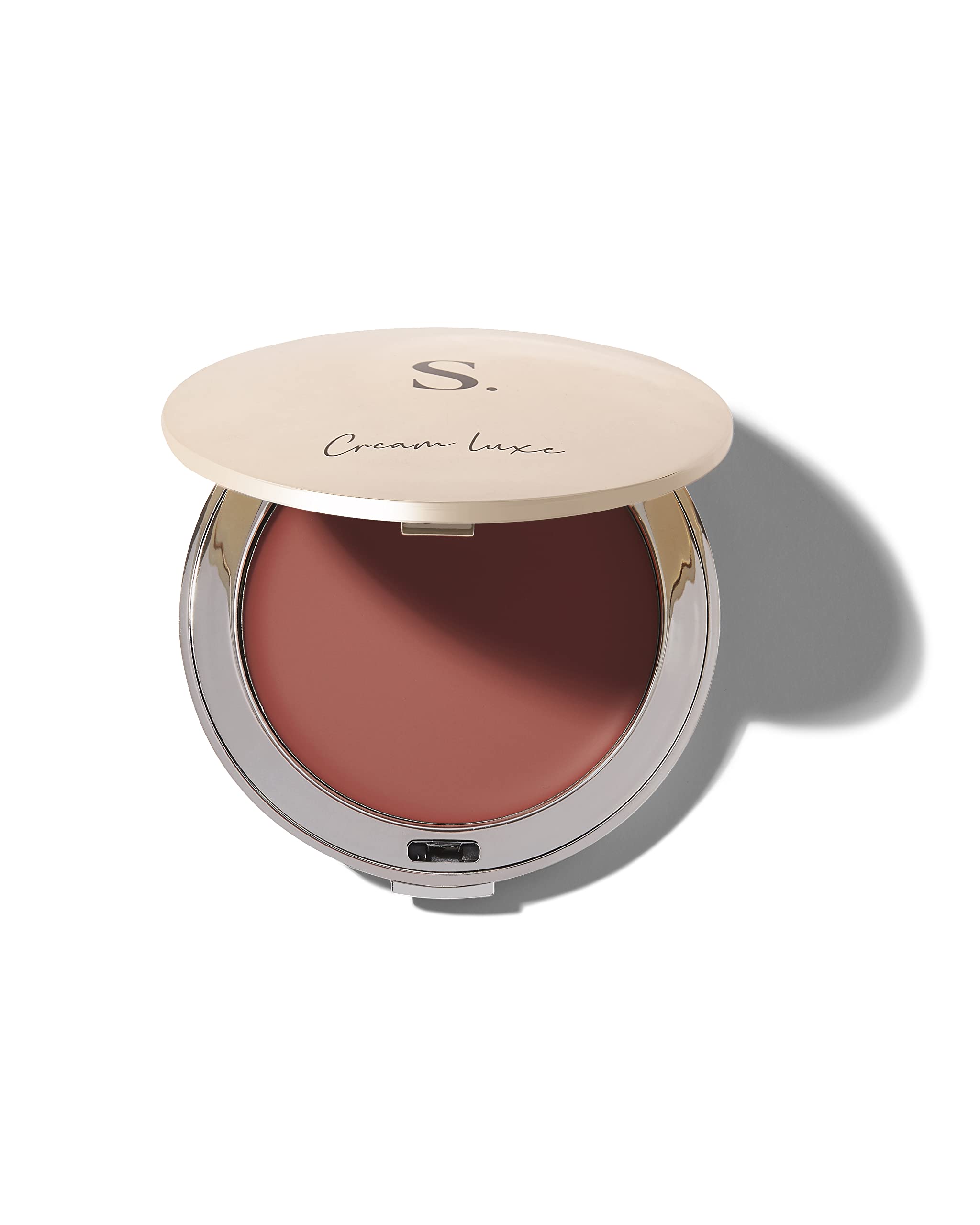 Cream Luxe Blush from Sculpted by Aimee Connolly (Dusty Rose) – 7g Vegan Multi-Purpose Blusher for Dewy Glow