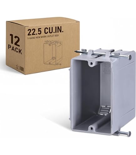 Carlon Lamson & Sessons B455A-UPC Four Gang Box with Captive Nails