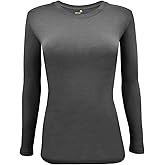 Natural Uniforms Women's Under Scrub Tee Crew Neck Long Sleeve T-Shirt