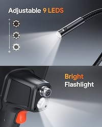 DEPSTECH 5.0MP Inspection Camera, Dual Lens