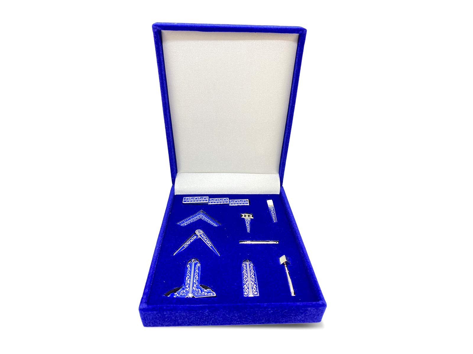 THE MASONIC COLLECTION Working Tools Set Miniature Gift Box Size - Set for Badges - Gift Accessory for Freemason Men