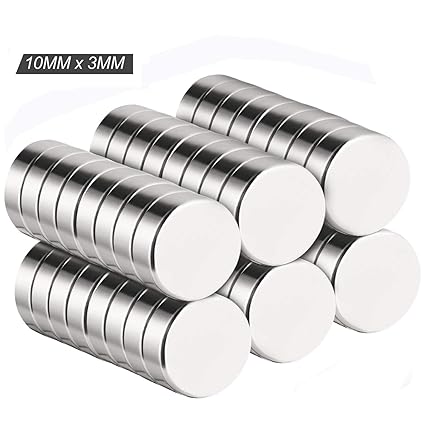 Imanes para nevera con caja de almacenamiento, imanes redondos de ...