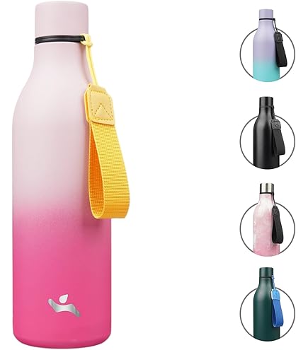 Pack De 3 Bouteilles Isothermes 128 Oz - Acier Inoxydable Sous Vide, Avec Housse Et Bouchon