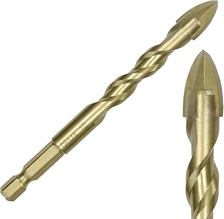 Draak Foret Helicoidal A 4 Pointes En Carbure De Tungstene Pour Carrelage Dur Et Verre 5 Mm Amazon Fr Bricolage
