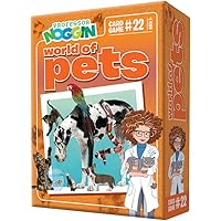 Outset Media Professor Noggin's World of Pets Trivia Card Game - an Educational Trivia Based Card Game for Kids - Trivia, Tru