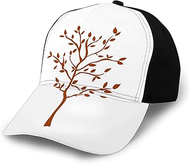Tree Silhouette 3D Printing Hat Dad Hat Trucker Hat Adjustable Baseball