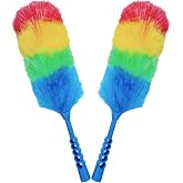 Tockrop 2 Pack Upgrade 19&rdquo; Static Duster Beandable and Washable - More Fibers Bigger Head Less Loss of Fiber Duster