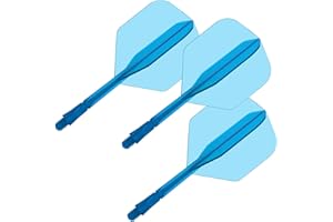 Lavishio Dart Flights and Shafts,3pcs Standard Shaped Dart Flights and Stem,Professional Dart Accessories,Dart Flights Kit, Flights for Steel Tip Darts and Soft Tip Darts