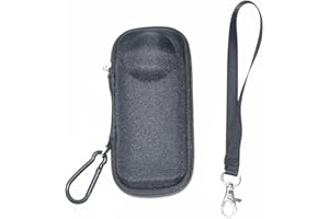 Fotoleey Small Carrying Case for Insta360 X4 including Lanyard and Carabiner Clip Hard Shell