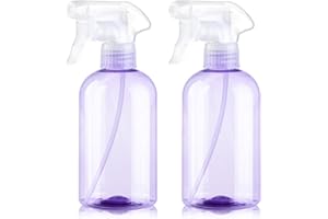 KREMORV Spray Bottles BPA free Plastic Spray Bottle 10oz/300ml Adjustable Sprayer Empty Refillable Container Mist Stream for Watering Plants, Pet Training, Kitchen Cleaning