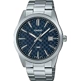 Casio MTP-VD03D-2A Men's Standard Stanless Steel Blue Dial 3-Hand Analog Watch