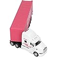 Container Truck Model, Container Truck Model 1:48 Vivid Exquisite Beautiful Decorative Toy Ornament for Above 3 Years Old()
