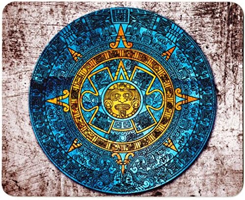 Mayan Calendar Mouse Pad, 9.25" × 7.62" × 1/8"