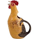 Bordallo Pinheiro Pitcher, Rooster.,