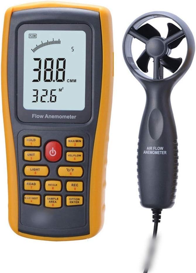 Luckya Digital Anemometer Air Volume Meter Digital Anemometer Air