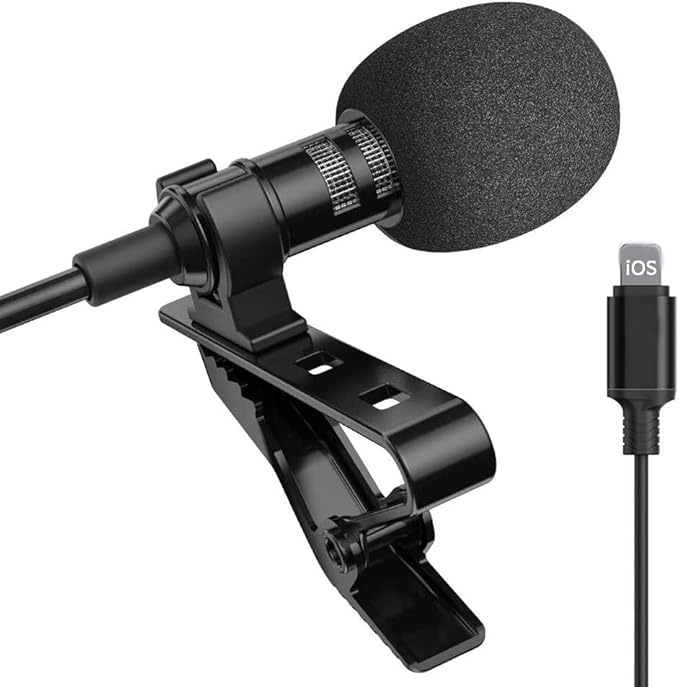 Lavalier Lapel microphone, ClipOn Microphone, Condenser Lavalier Lapel microphone, ClipOn Microphone, Condenser