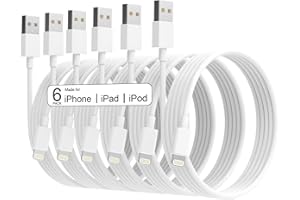 AZMOGDT 6Pack(3/3/6/6/6/9 FT) Original [Apple MFi Certified] iPhone Charger Fast Charging Lightning Cable iPhone Charger Cord Compatible iPhone 14/13/12/11 Pro Max/XS MAX/XR/XS/X/8/7 Plus iPad AirPods