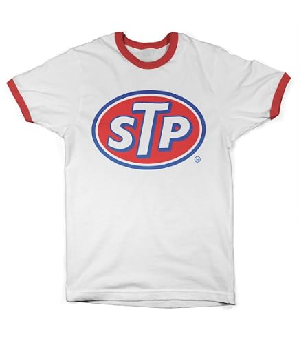 STP Officially Licensed Vintage Racing Mens T-Shirt (Black), Small