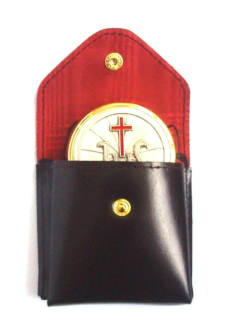 Adriatica Pelletteria Viatik/Tektor Holder, Calfskin, red,