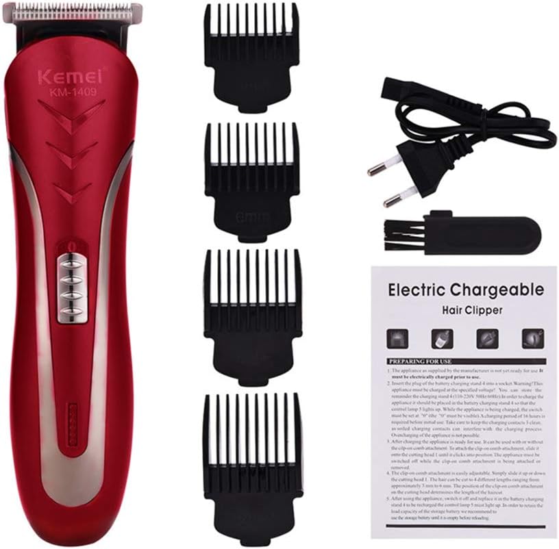 Professional Electric Hair Clipper Trimmer Men Rechargeable