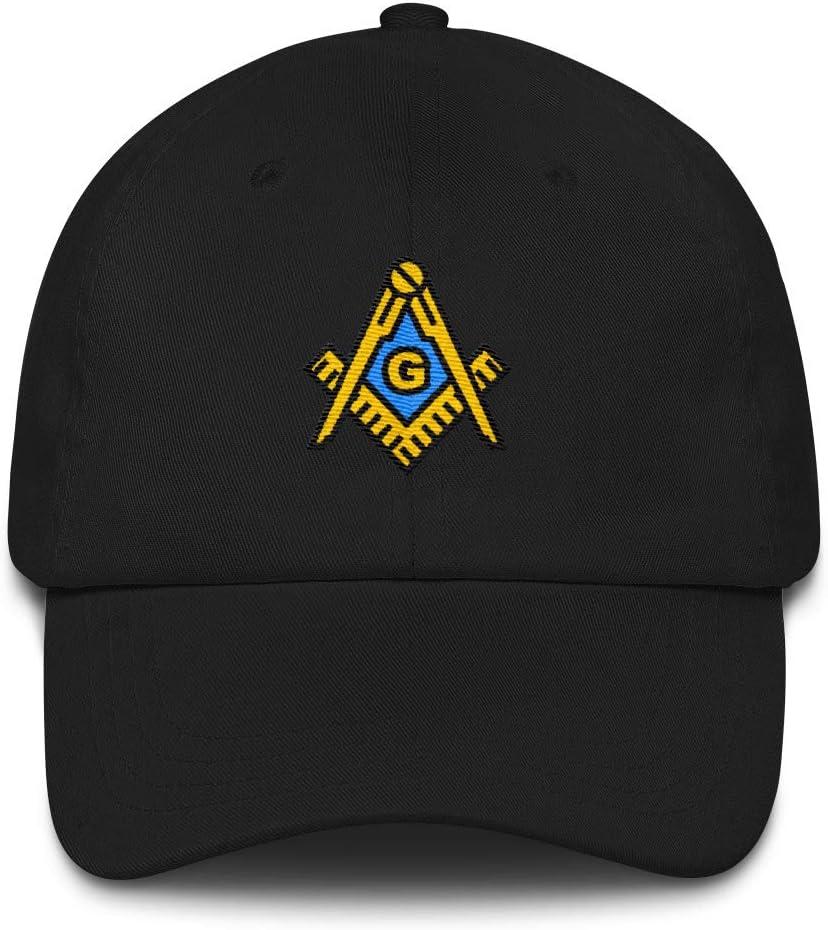 Masonic Hat, Freemason Square & Compass Embroidered Classic Dad Hat