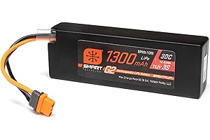 Spektrum Accessories 11.1V 1300mAh 3S 30C Smart G2 LiPo Battery: IC2 Connector, SPMX-1089