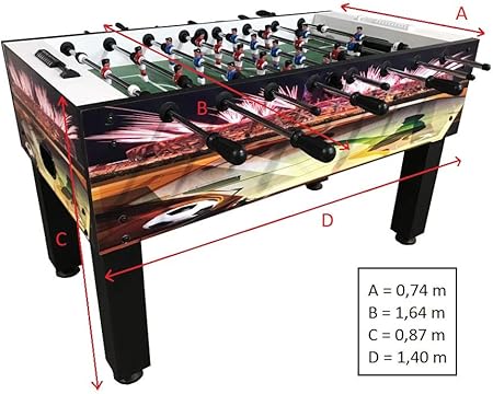 MASGAMES Futbolín Olímpico: Amazon.es: Juguetes y juegos