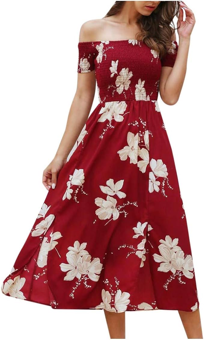 mid sleeve summer dresses