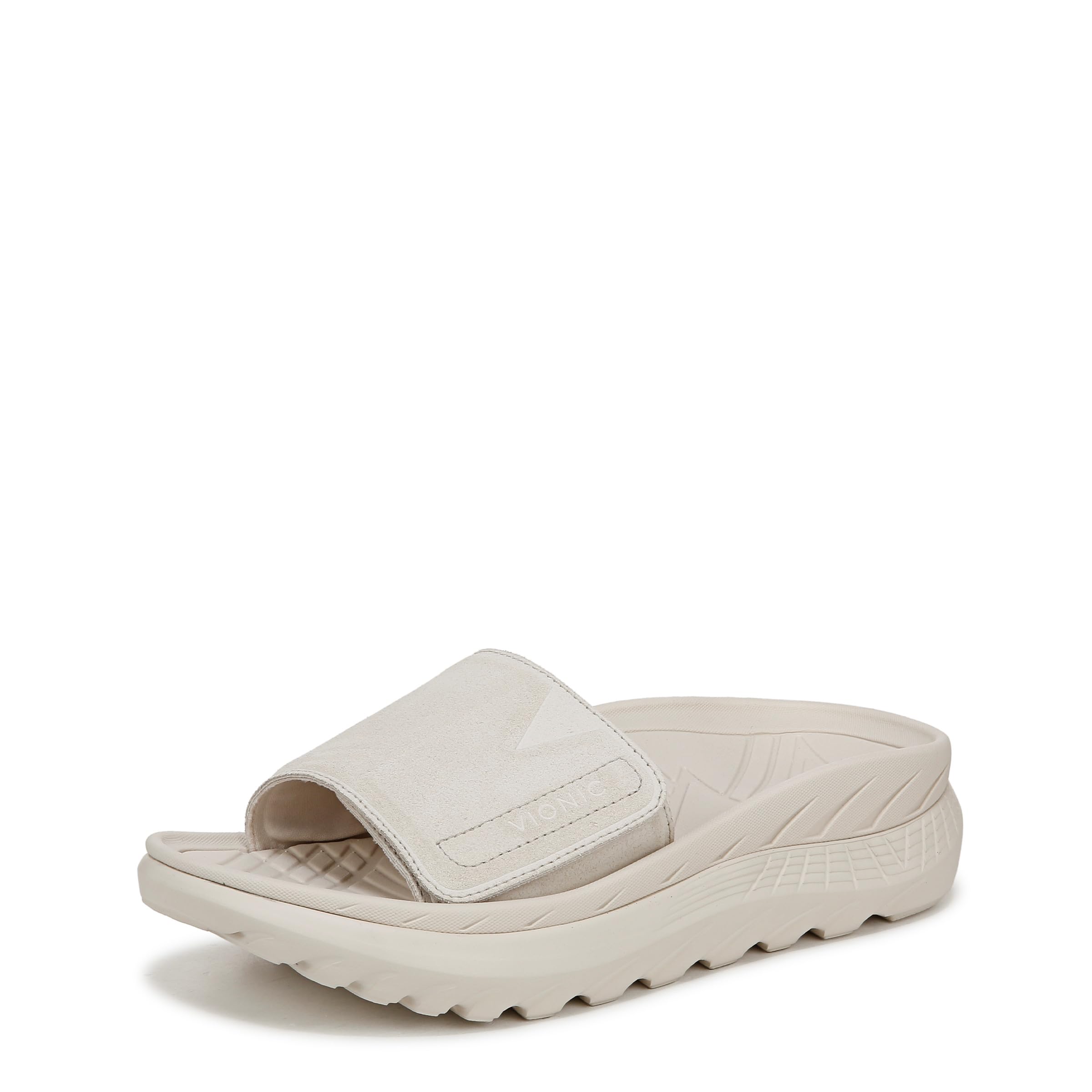 Vionic Unisex Rejuvenate Sandal Cream Suede 14 M