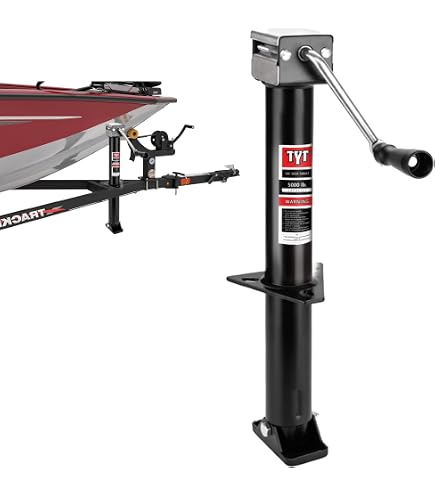 Bulldog 190704: Square Trailer Jack, No Mount, 8,000 Lbs. Support