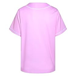 Pullonsy Men's Women's Baseball Jersey Full Button
