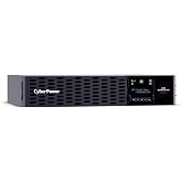 CyberPower PR1500RT2UC Smart App Sinewave UPS Battery Backup | 1500VA/1500W, 8 Outlets, 2U Rack/Tower, Built-in Cloud Monitoring, UL Certified
