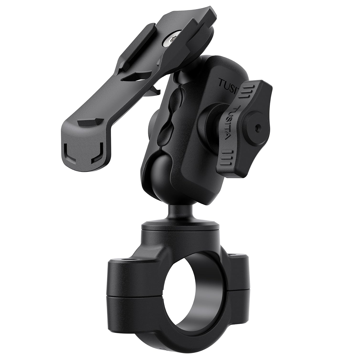 TUSITA Motorcycle Mount Double Socket Arm Handlebar Base Compatible with Garmin Handheld GPS — image 1