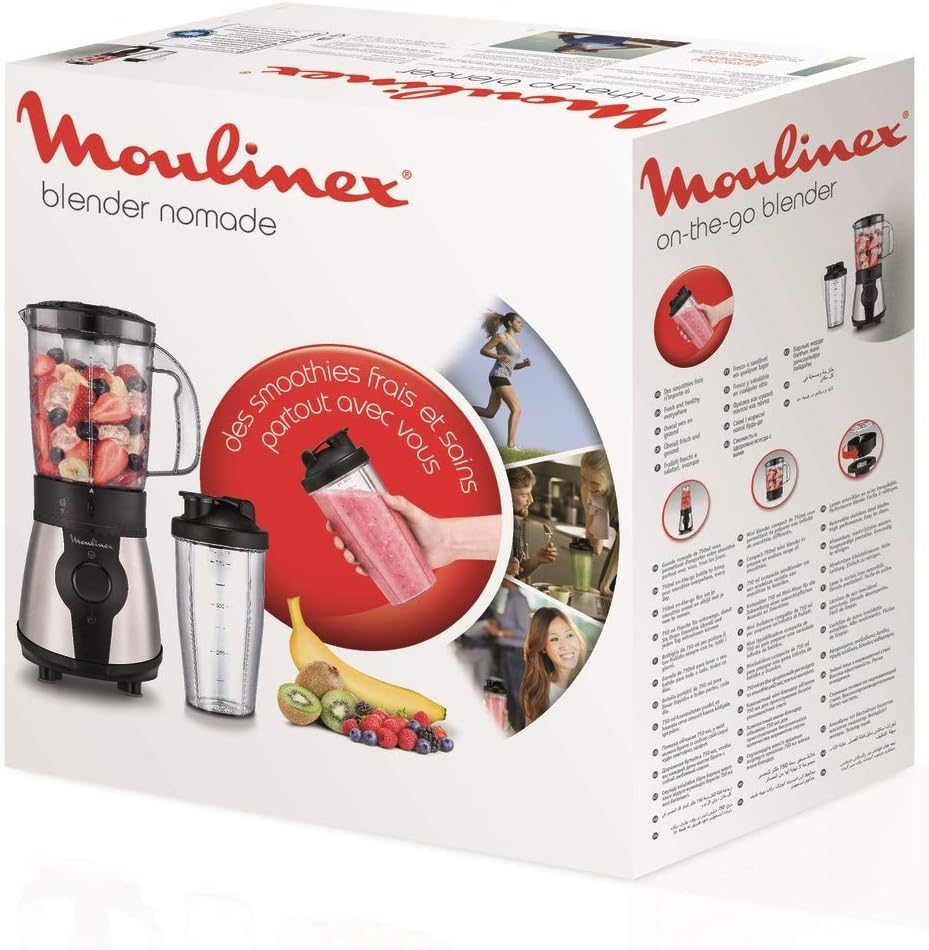 Batidora de vaso Moulinex Blend&Go por sólo 35,99€ ¡¡40% de descuento!!