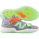 New Balance Unisex FuelCell Lindor 2 Pre-Game Baseball Shoe,Team Away Grey/Electric Jade/Neon Dragonfly,Men 11.5 / Women 13