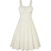 Belle Poque Vintage Floral Dress for Women 2026 Summer A-line Sleeveless Flowy Midi Elegant Wedding Guest Cocktail Dress