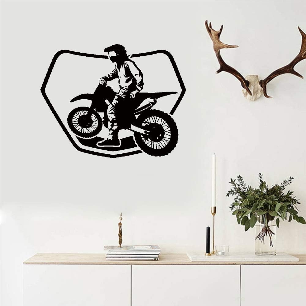 Coermy Quote Mirror Decal Quotes Vinyl Wall Decals Wall Stikers Bike Biker Drive Speed Race Track Motorcycle