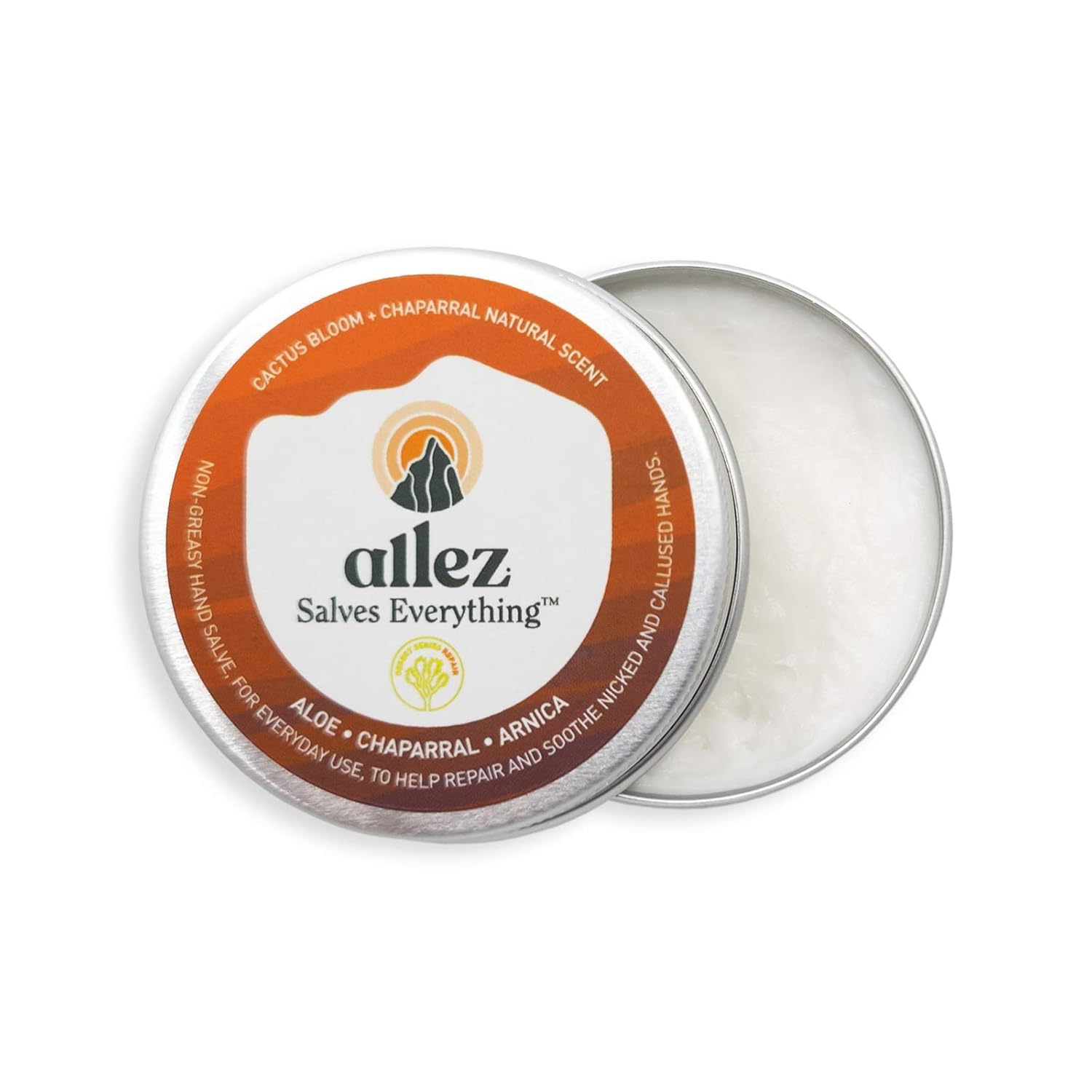 allez outdoor | Salves Everything Hand Salve | Non greasy hand cream to repair and heal nicked and calloused hands | PH Balanced Lotion | Desert Series | Chapparal and Cactus Bloom Scent | 1.5 oz. : Beauty