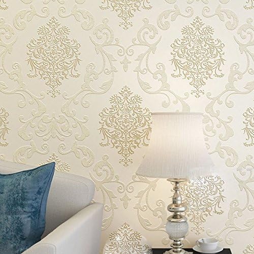 KeTian European Style Luxury 3D Damask Pearl Powder Non