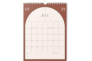 Calendar 2024-2025 - Vertical 8.5x11 2024 Wall Calendar Runs Until December 2025 - Easy Planning with the Aesthetic Wall Calendar 2024-2025 Monthly - Karto - Boho Color