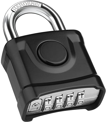 Diyife Heavy Duty Combination Padlock, Large Outdoor Padlock [One