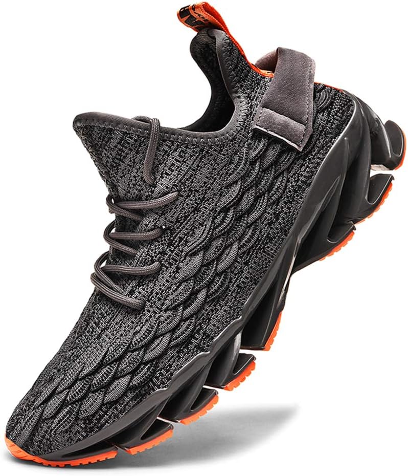Mens Running Shoes Womens Slip On Blade Mesh Fashion Men’s Sneakers Athletic Tennis Sports Cross Training Casual Walking Shoe for Men