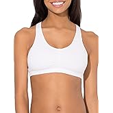 Fruit of The Loom Women's Adjustable Shirred Front Racerback Sports Bra, Multi Pack Options